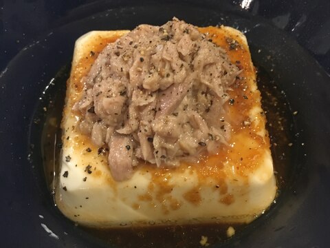 【余った焼肉のたれ活用】濃い味低カロリー♡ツナ豆腐